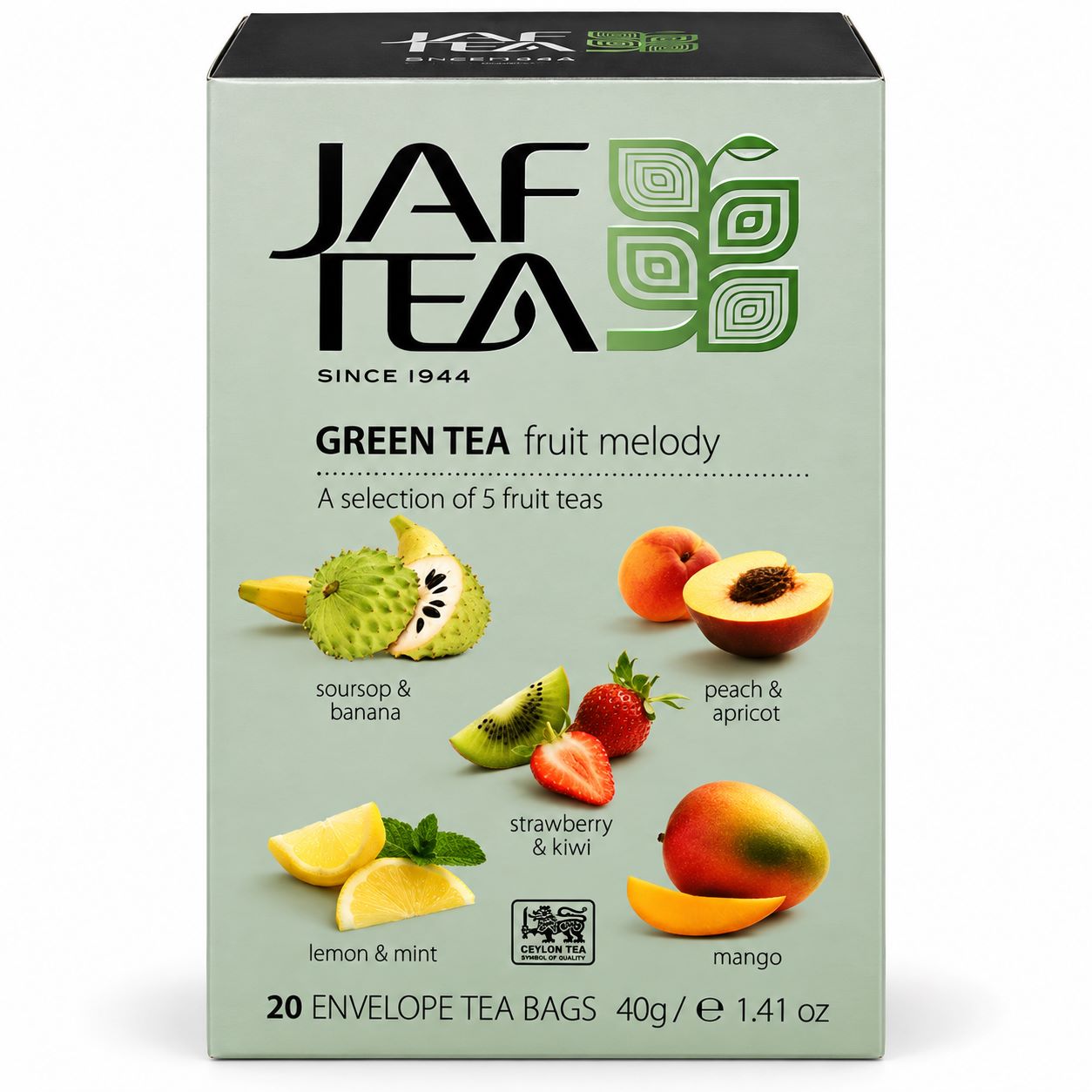 JAF TEA 20 пакетиков. Чай зелёный
