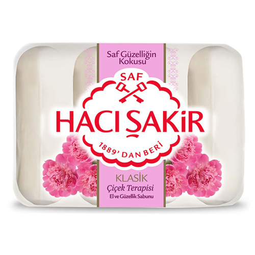 HACI SAKIR Мыло "Цветочная Терапия" (70гр * 4шт) 280гр