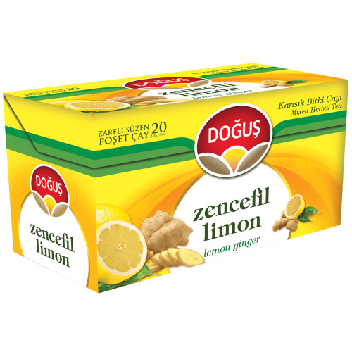 DOGUS Имбирный чай с лимоном 20 пакетиков