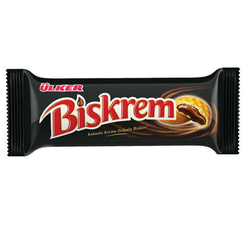 ULKER BISKREM печенье с шоколадной начинкой 100 гр 