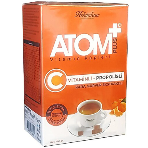HEKIMHAN BITKISEL АТОМ Чай с прополисом, витамин С плюс ATOM PLUS 170 гр