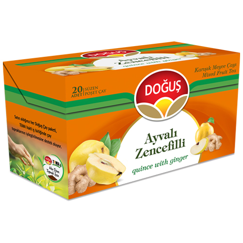 DOGUS Имбирный чай с айвой 20 пакетиков