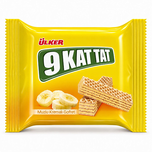 ULKER 9 KAT TAT Вафли с банановым кремом 39 г