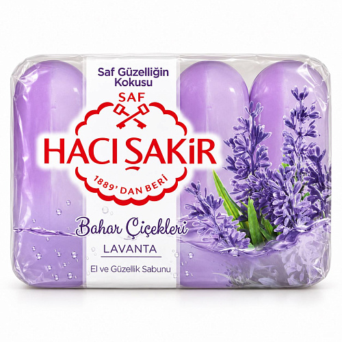 HACI SAKIR Мыло 280 г Лаванда (70 г * 4шт)