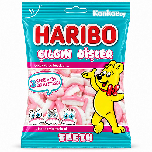 HARIBO Турция 80 г Мармелад Зубы