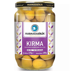 MARMARABIRLIK Оливки колотые 400 гр калибровка 3XL-2XL (161-200 шт/кг)