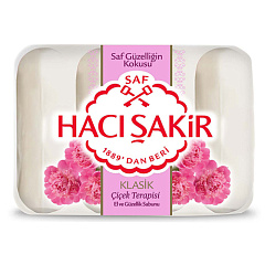HACI SAKIR Мыло "Цветочная Терапия" (70гр * 4шт) 280гр