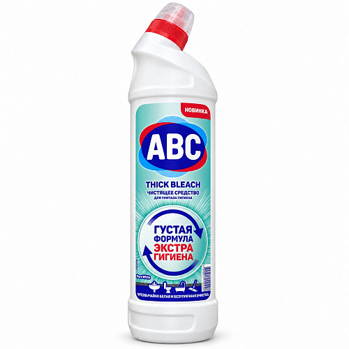 ABC Гель для чистки сантехники Pure White, 750 мл