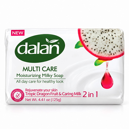 DALAN Мыло 150 г MULTI CARE Тропическая Питайя и Молоко