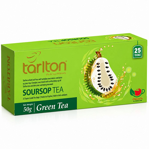 TARLTON 25 пакетиков. Зелёный чай Саусеп