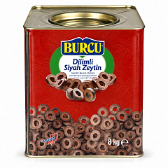 BURCU Маслины нарезанные 8 кг